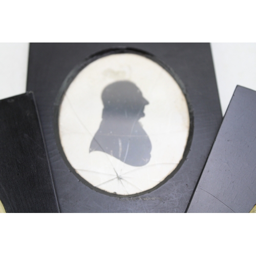 520 - Three 19th Century Portrait Miniatures one inscribed Sir Andrew Corbet Bar Dated 1825