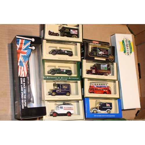 542 - A collection of boxed die-cast vehicles to include example by Lledo, Matchbox, Days Gone and other s... 