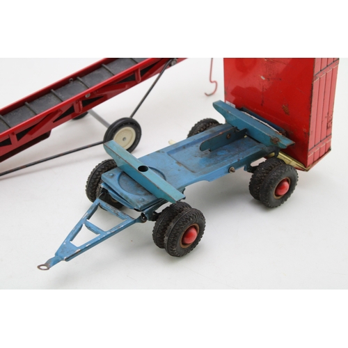 545 - Vintage True Scale American tin plate portable elevator c1960s marked Made in U.S.A, together with a... 