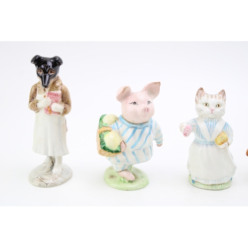 73 - Beswick Beatrix Potter figures, all with gold backstamps, to include Pickles, Little Pig Robinson, T... 