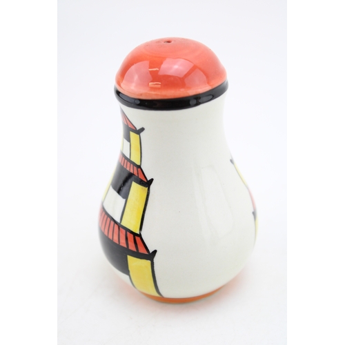 207 - Lorna Bailey salt cruet in the Pagoda Garden design, 9.5.cm tall.