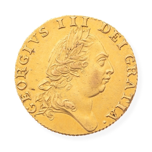 18 - FULL George III gold guinea coin 1787, really choice condition  grading EF or better.