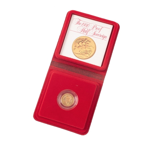29 - Boxed 1980 Proof HALF Sovereign.