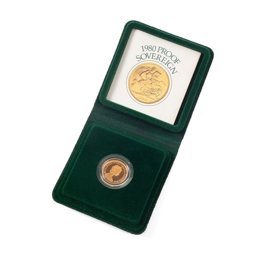 30 - Boxed 1980 Proof FULL Sovereign with certificate.