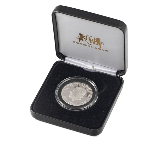 36 - Harrington & Byrne fine platinum 2024 St George & the Dragon platinum proof double sovereign, 16.00g... 