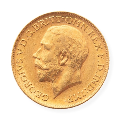 43 - 22ct gold FULL sovereign, 1911, King George V.