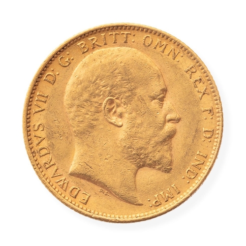48 - 22ct gold FULL sovereign, 1903, Edward VII.