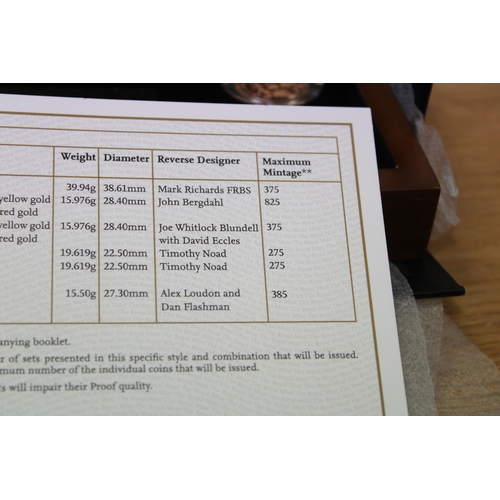 1 - The Royal Mint 2014 Gold Proof United Kingdom Coin Set, limited edition of only 75 produced, 126.63g... 