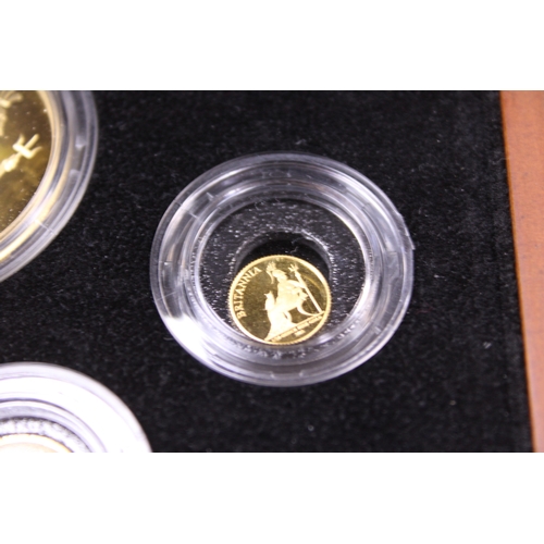 2 - Royal Mint 2013 Gold Proof Britannia Five-Coin Collection Presented in the Royal Mint box and outer ... 