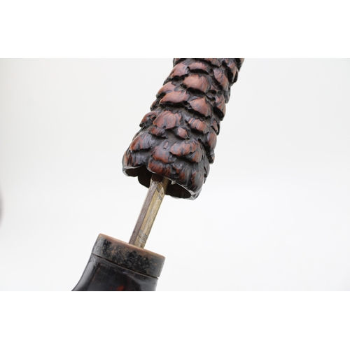 1 - A Impressive Late 19th Century Sword Stick with Finely Carved Black Forest Style Handle in the form ... 