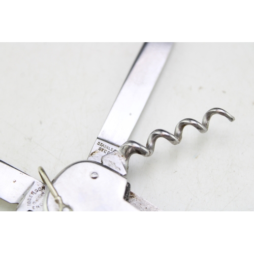 204 - A Rare George Ibberson Sheffield Stainless steel Angler's or fisherman's Folding Pocket Knife