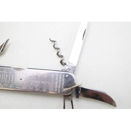 204 - A Rare George Ibberson Sheffield Stainless steel Angler's or fisherman's Folding Pocket Knife