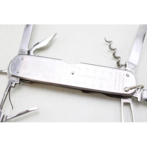 204 - A Rare George Ibberson Sheffield Stainless steel Angler's or fisherman's Folding Pocket Knife