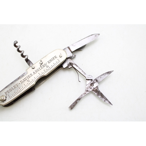 205 - A Rare George Butler & Co Sheffield Pegley-Davies Angler's Fishing Pocket Knife
