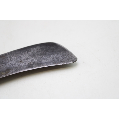 213 - An Early c20th Taylor's Eye Witness Stag Antler Bone Handle Pruner Folding Pruning Knife Blade Etche... 