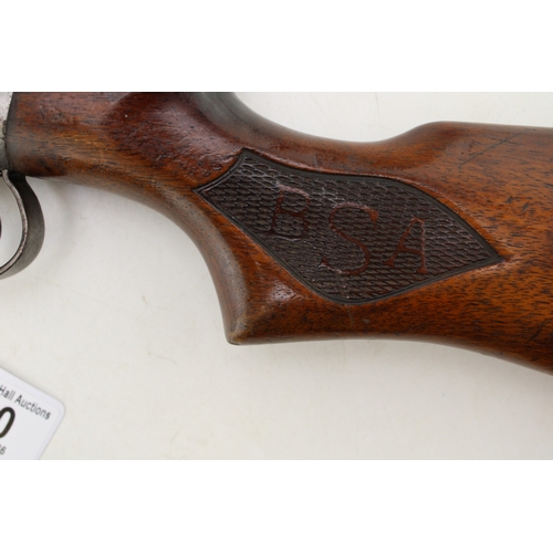 30 - A pre-war 'BSA Standard No.1 Light Pattern', .177 calibre break action air rifle, serial number A137... 