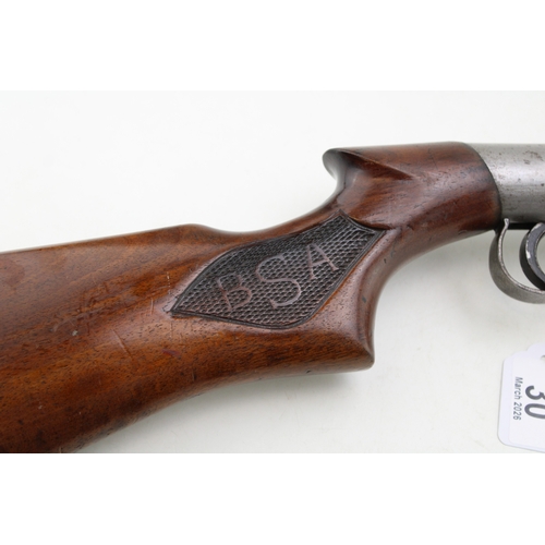 30 - A pre-war 'BSA Standard No.1 Light Pattern', .177 calibre break action air rifle, serial number A137... 