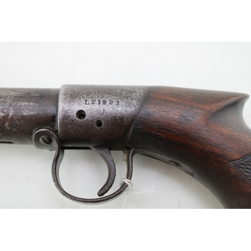 30B - Pre-war BSA break barrel air rifle, .177 calibre, serial number L21921, 101cm long.