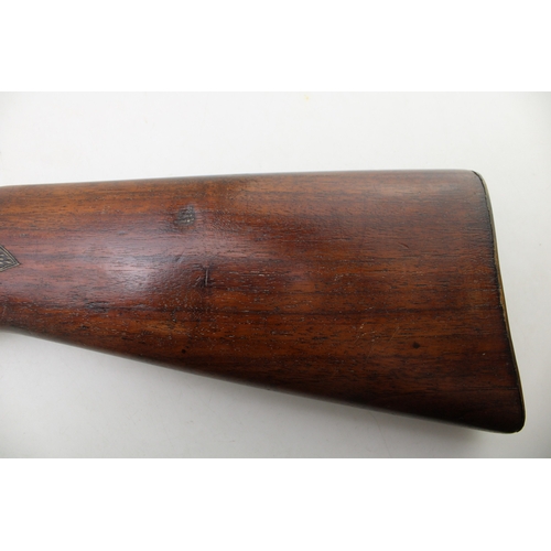 30B - Pre-war BSA break barrel air rifle, .177 calibre, serial number L21921, 101cm long.