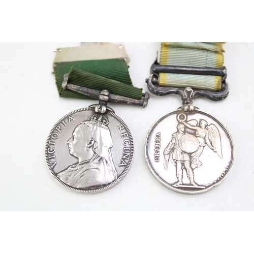 55 - Two 19th Victorian Medals including a Crimea 1854 Medal with a For Long Service in the Volunteer For... 