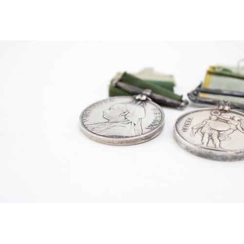 55 - Two 19th Victorian Medals including a Crimea 1854 Medal with a For Long Service in the Volunteer For... 