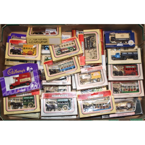 83 - A large collection of boxed vintage die-cast vehicles to include Lledo and Days Gone, Ertl Die-Cast ... 
