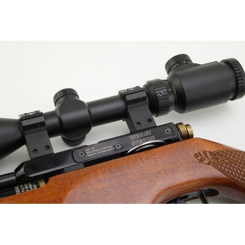 13 - A Webley Spectre PCP Gas Powered Air Rifle .22 Calibre Made in Sweden With Telescopic Sight PCP Gas ... 