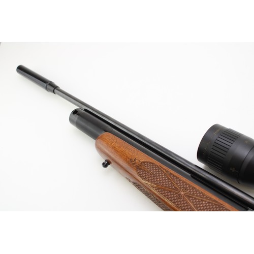 13 - A Webley Spectre PCP Gas Powered Air Rifle .22 Calibre Made in Sweden With Telescopic Sight PCP Gas ... 