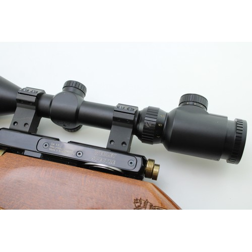 13 - A Webley Spectre PCP Gas Powered Air Rifle .22 Calibre Made in Sweden With Telescopic Sight PCP Gas ... 