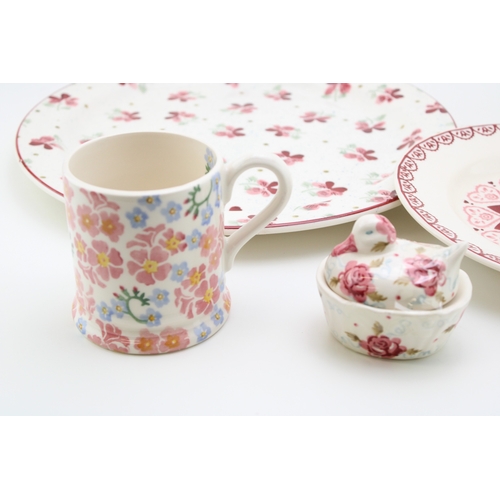 10 - Emma Bridgewater to include a large 'Roses All My Life' jug, 22cm tall, a rare Collectors Special se... 