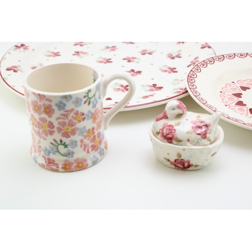 10 - Emma Bridgewater to include a large 'Roses All My Life' jug, 22cm tall, a rare Collectors Special se... 