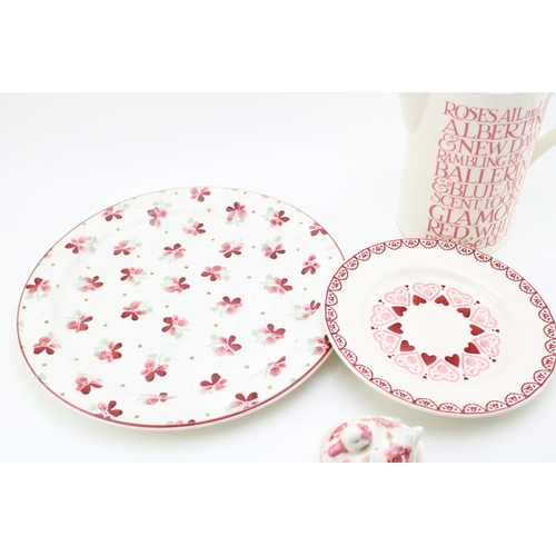 10 - Emma Bridgewater to include a large 'Roses All My Life' jug, 22cm tall, a rare Collectors Special se... 
