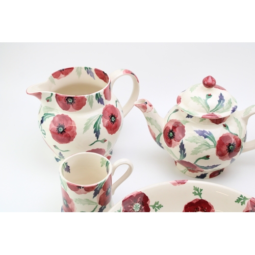 14 - Emma Bridgewater scarce pottery in the Poppies design to include a 4 mug teapot, a limited edition c... 