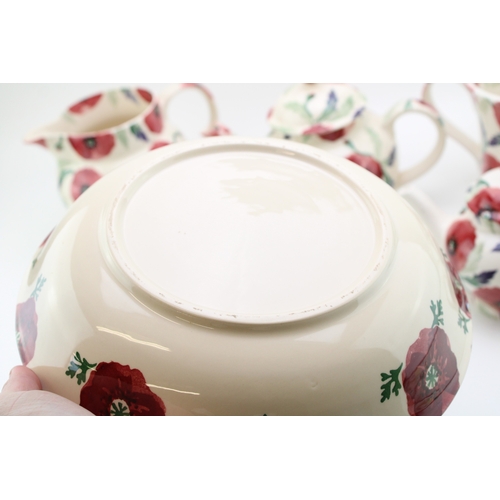 14 - Emma Bridgewater scarce pottery in the Poppies design to include a 4 mug teapot, a limited edition c... 