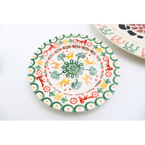2 - Emma Bridgewater to include an early large Turkey platter, 41cm wide, with two Fox and Deer sample 8... 