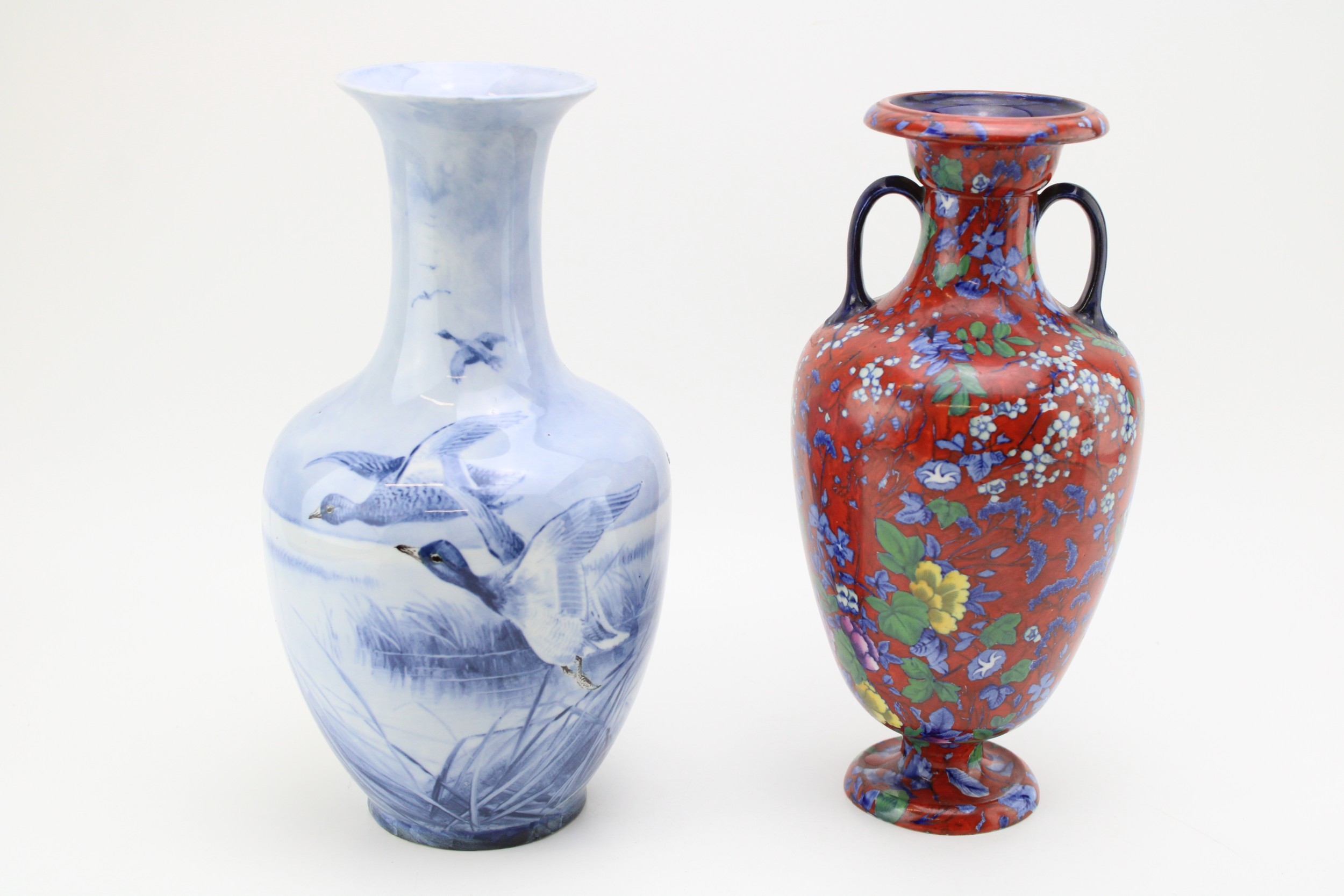 Cauldon vase with china pattern 9633 known as Chinese Blossom and ...