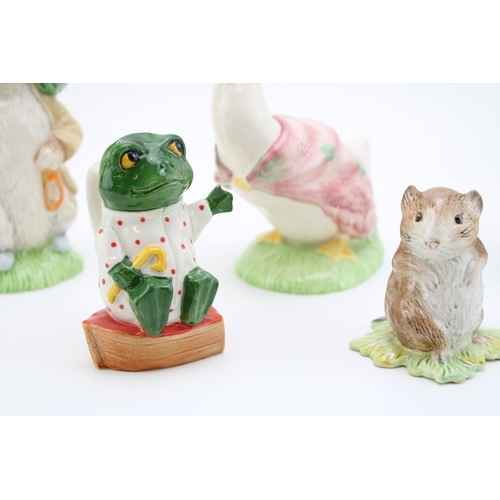 39 - Beswick large Beatrix Potter figures to include Jemima Puddleduck and Peter Rabbit with Royal Albert... 