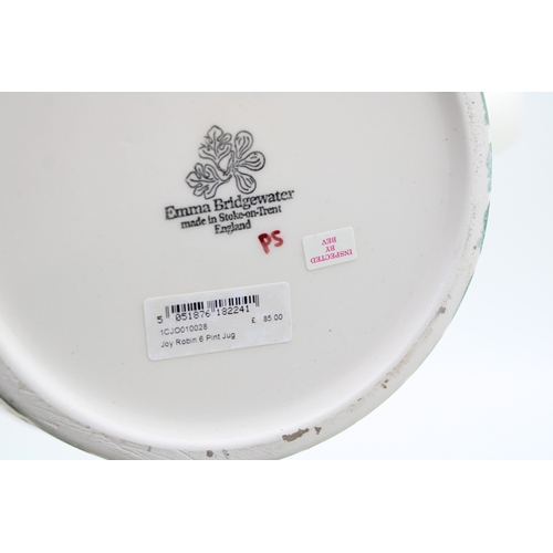 6 - Emma Bridgewater to include a Joy Robin 6 pint jug, two sample Christmas 10.5'' plates, a sample Joy... 