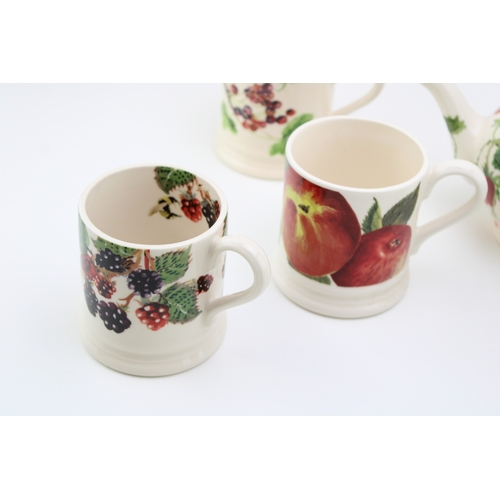 7 - Emma Bridgewater to include a Strawberries 2 mug teapot with six half pint mugs in the Kitchen Garde... 