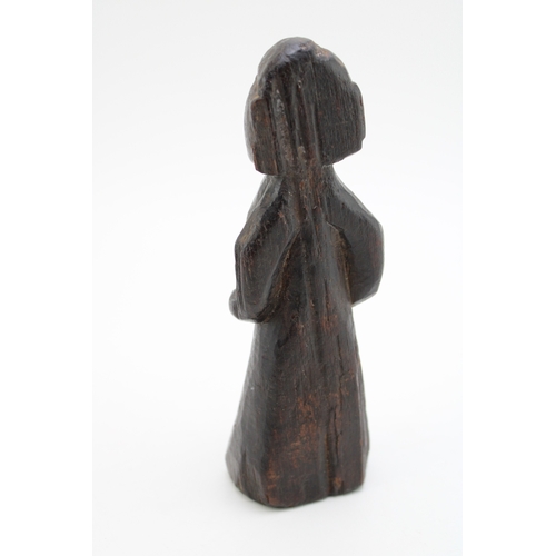 30 - A 17th Century Primitive Treen Folk Art Wooden Stump Doll or Dolly
