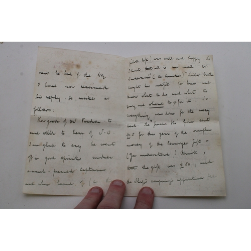 41 - Collection of handwritten signed letters to include Randolph S Churchill from 2 Connaught Place date... 