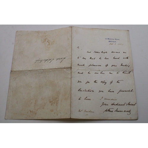 41 - Collection of handwritten signed letters to include Randolph S Churchill from 2 Connaught Place date... 