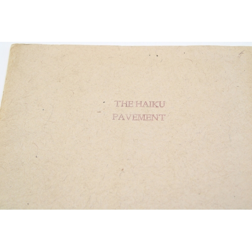 43 - The Haiku Pavement by Yann Lovelock Illustrated By Nicholas Parry Published by Tern Press Market Dra... 