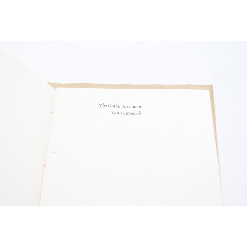 43 - The Haiku Pavement by Yann Lovelock Illustrated By Nicholas Parry Published by Tern Press Market Dra... 