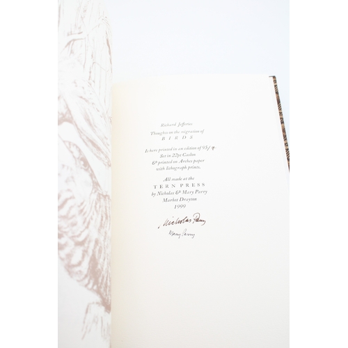 46 - Thoughts on the Migration of Birds By Richard Jefferies Illustrated By Nicholas Parry Published By T... 