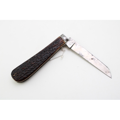 5 - An Early 20th George Wostenholm IXL Sheffield Real Lambfoot Bone Handle Folding Pocket Knife c1910