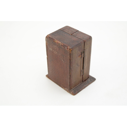 50 - A cased late 19th century carriage clock in fitted case with velvet interior, with large dial with e... 