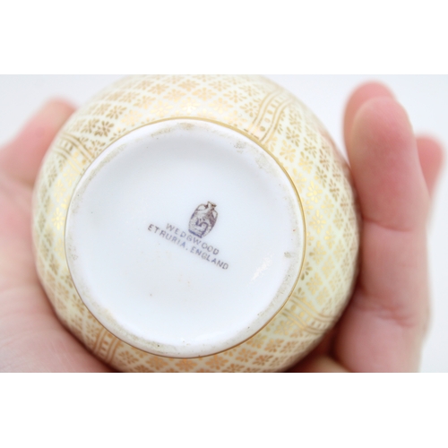 10 - Wedgwood Etruria porcelain two handled vase with blush ivory and extensive raised gilt decoration, 1... 