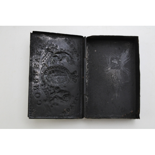 19 - Rare Early 19th Century Georgian Congreve Match Box Vesta Cases 'Royal Pattern Congreves' & 'Superio... 
