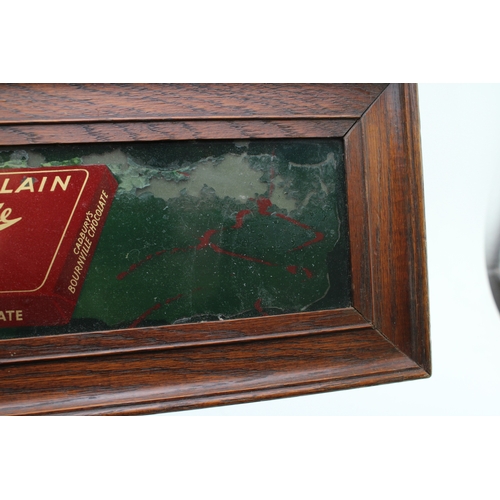 4 - Cadbury's Plain 'Bournville' Chocolate, early 20th century shop fitting advertising glass panel 912 ... 